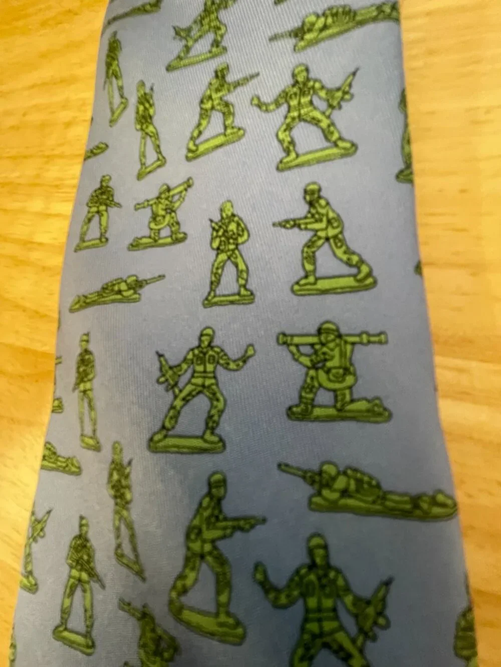 Josh Bach Army Men Toy Soldiers Silk Tie